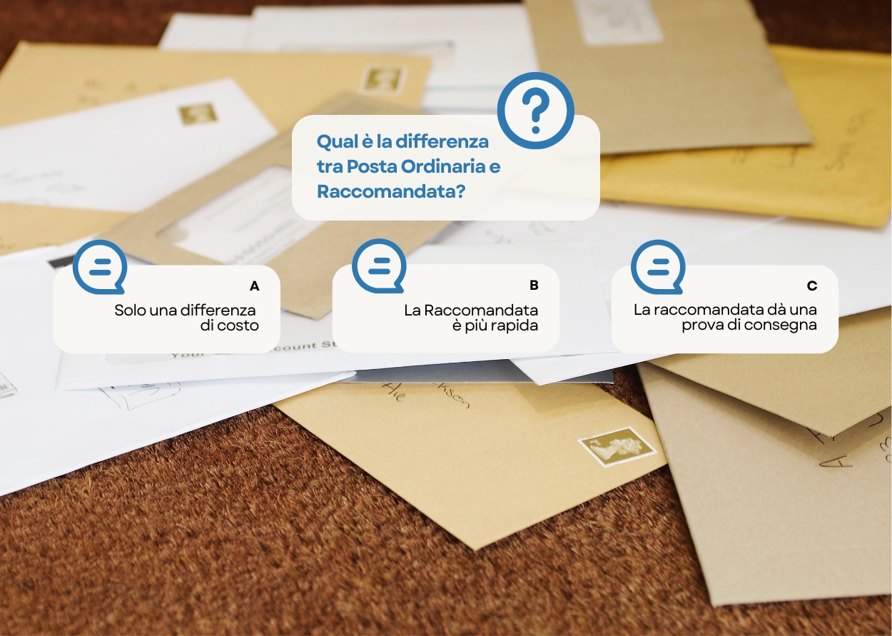 Qual è la differenza tra Posta Ordinaria e Raccomandata? - Gedea Data ...